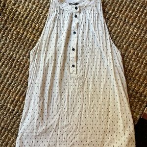 HATCH nursing smocked sleeveless top sz 2 (M)